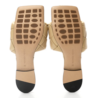Bottega Veneta Nappa Maxi Intrecciato Lido Flat Sandals 39 Cane Sugar 5 of 7