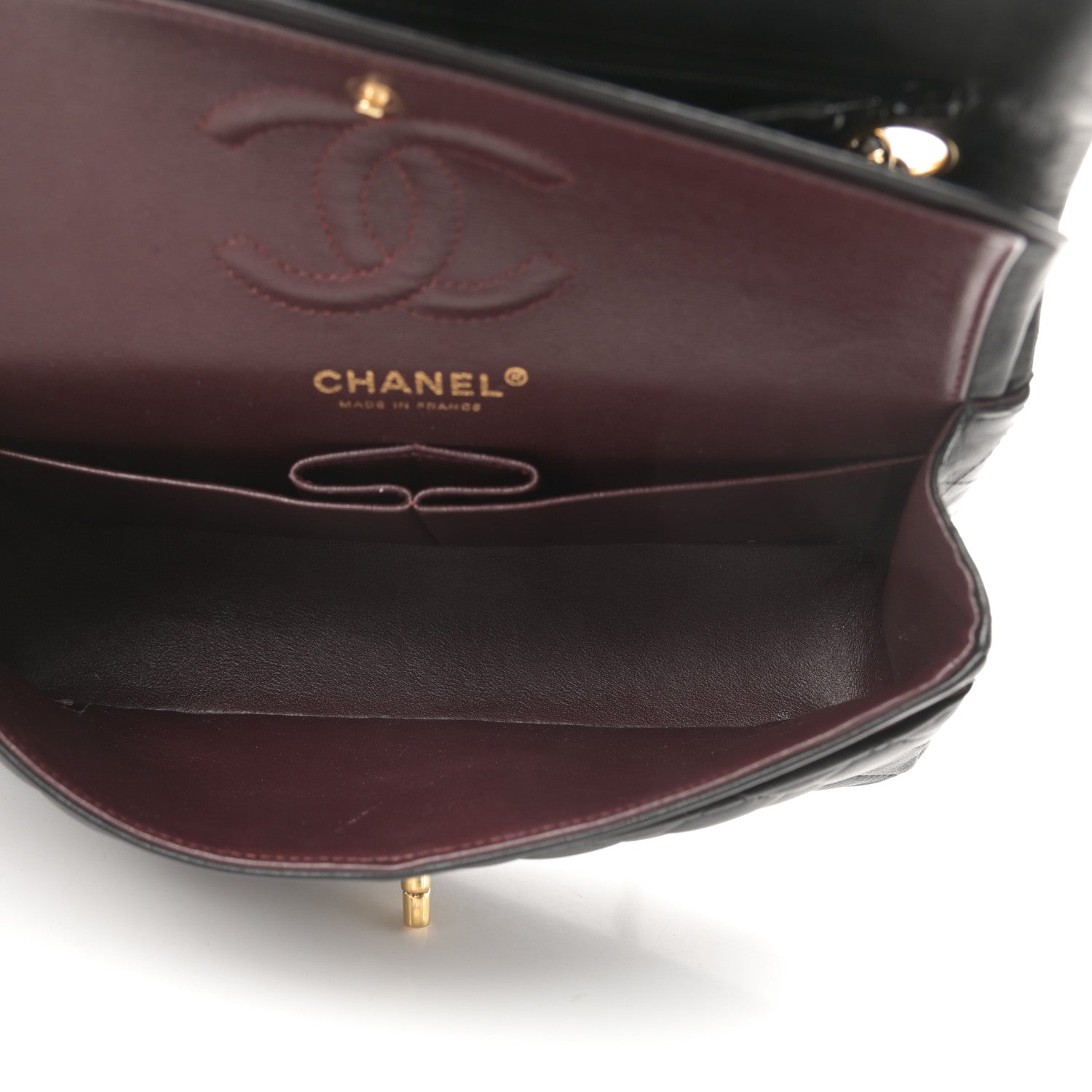 Chanel Lambskin Quilted Small Double Flap Black 5 of 14