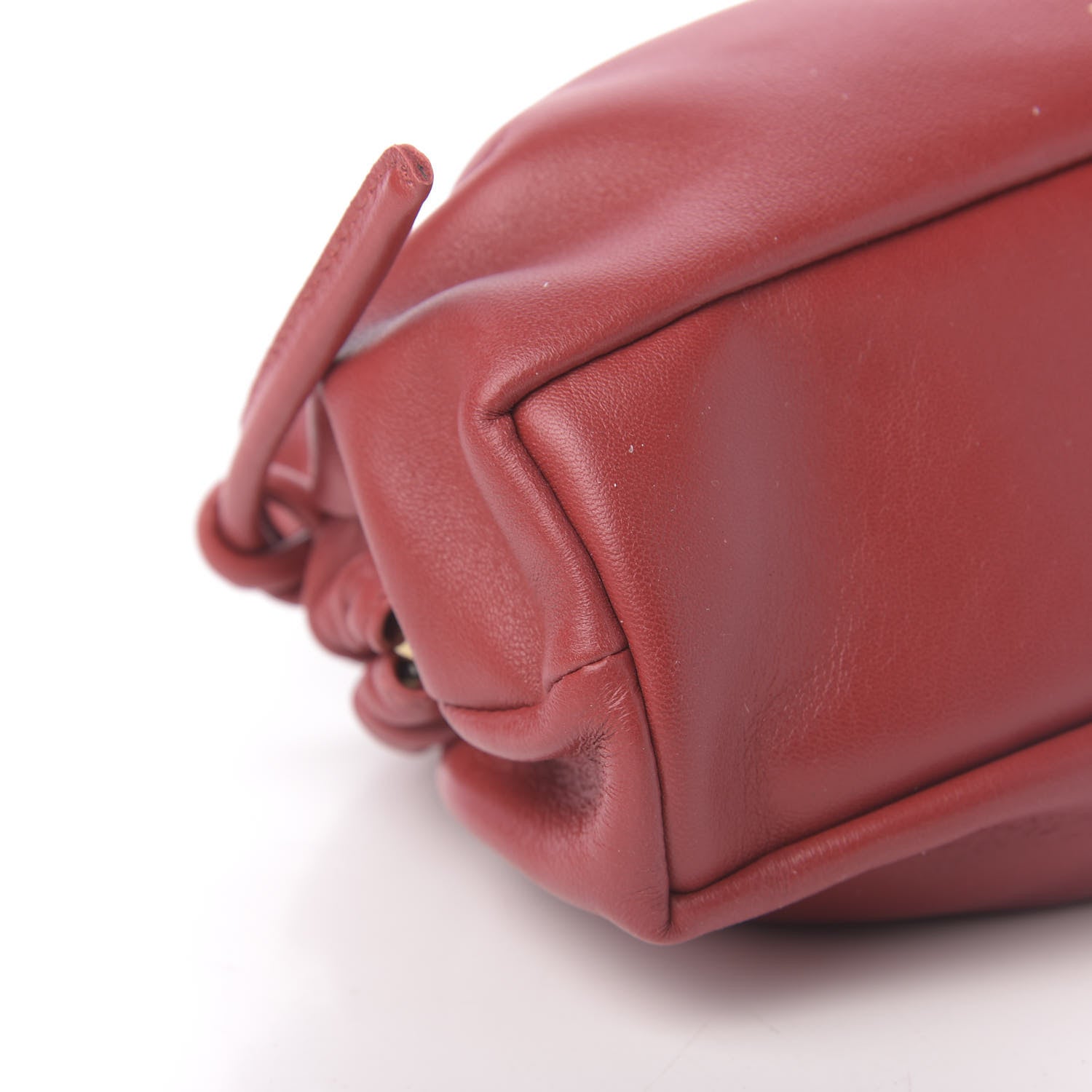 Mansur Gavriel Lambskin Mini Cloud Clutch Flamma 6 of 10
