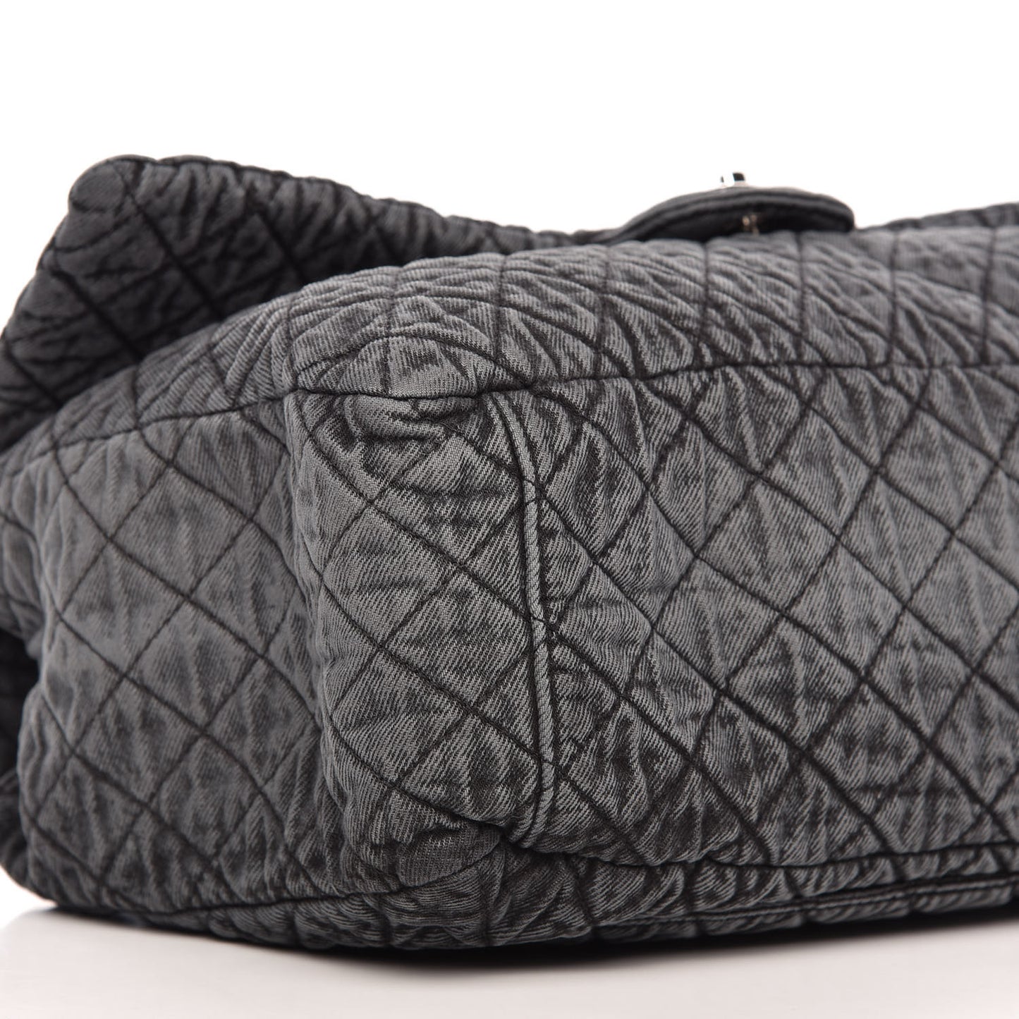 Denim Quilted Denimpression XXL Flap Grey Black