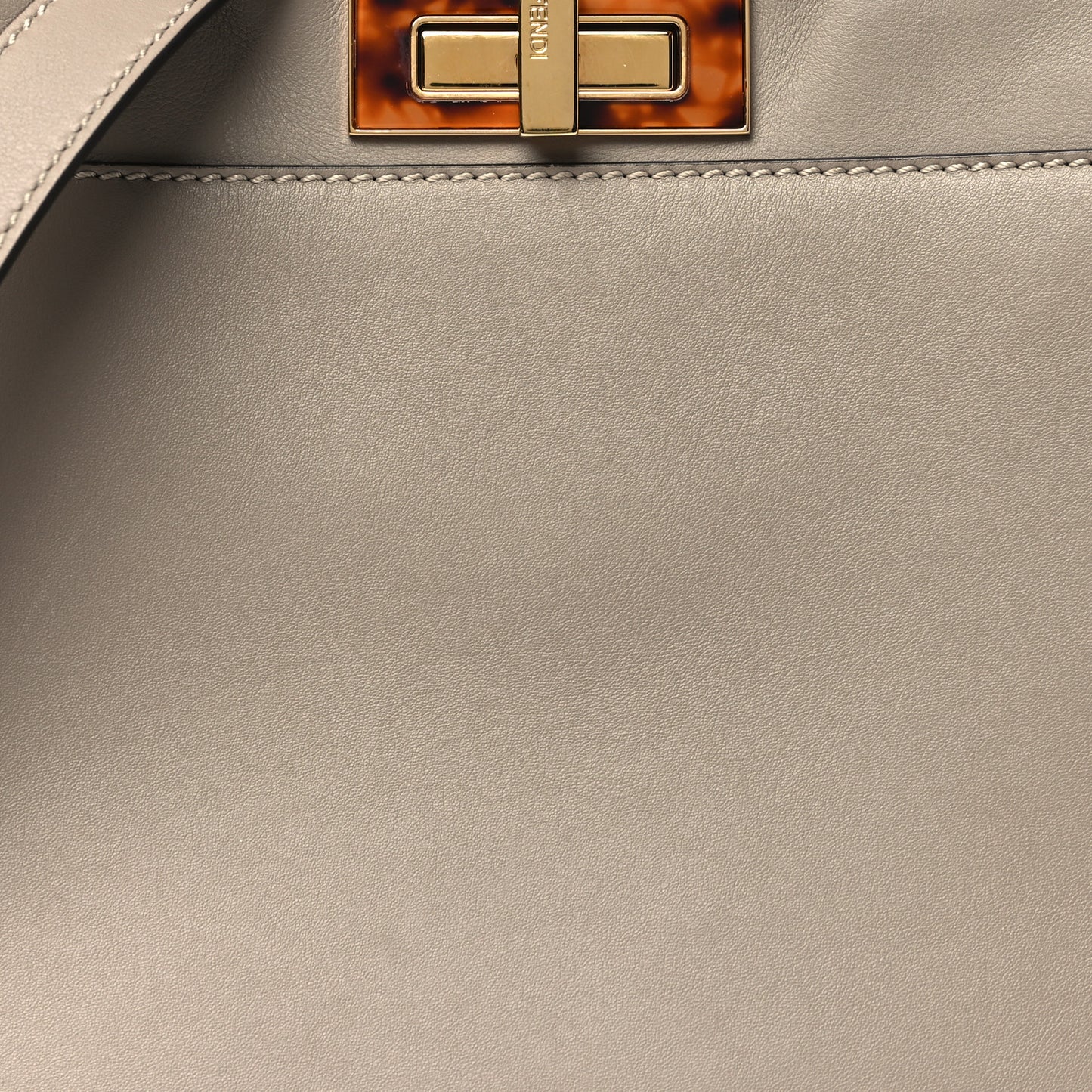 Vitello Seta Plexiglass Tortoise Medium Peekaboo Iconic Satchel Tortora