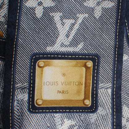 Louis Vuitton Silk Monogram New Denim Bandeau Marine 1 of 5