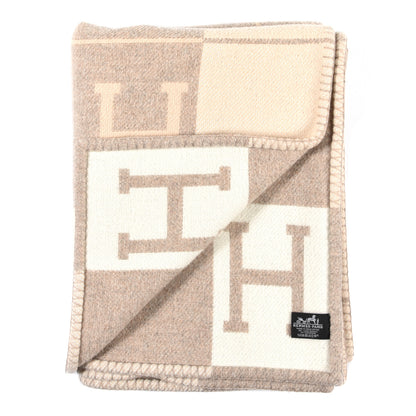 Hermes Wool Cashmere Avalon III Blanket Coco Camomille 2 of 3