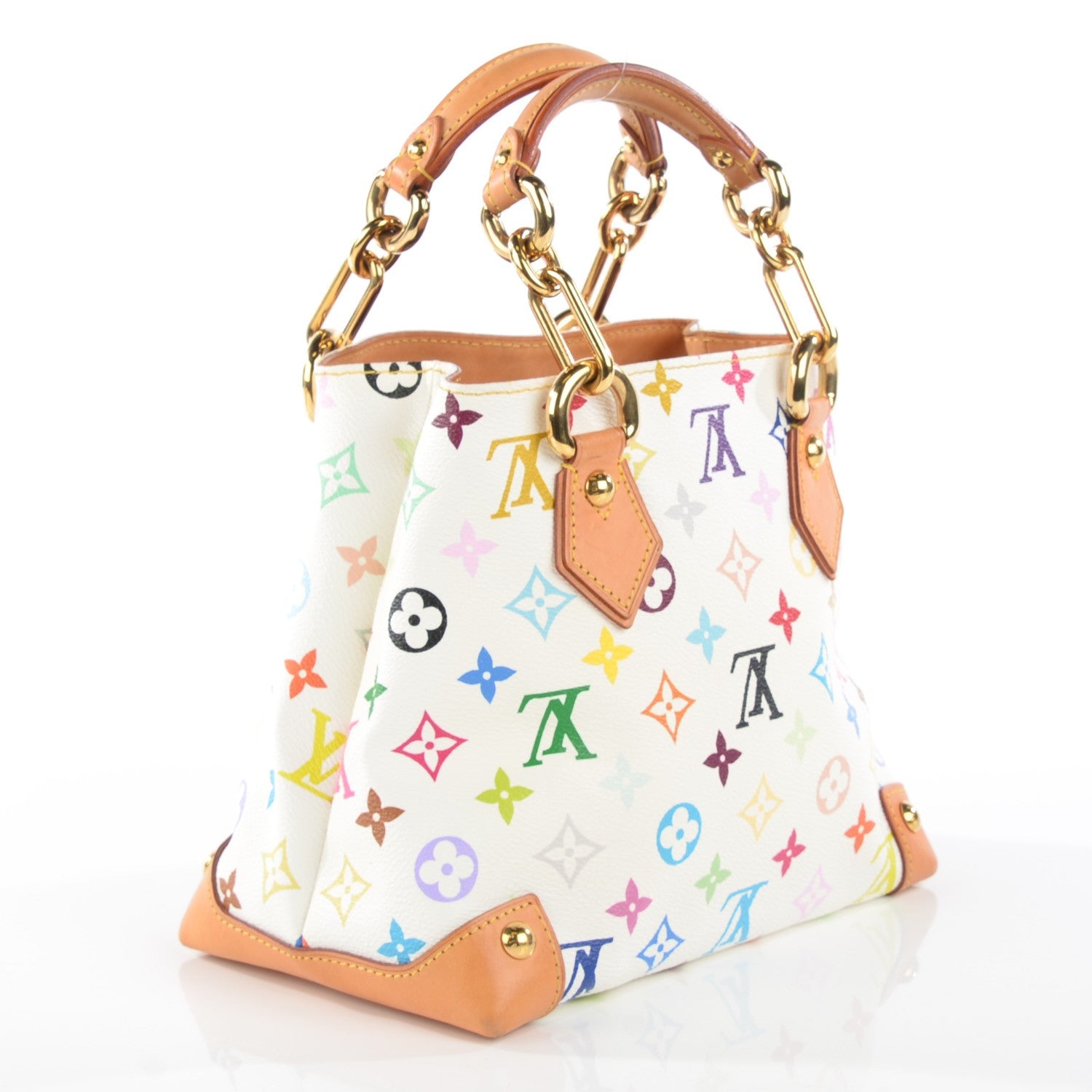 Louis Vuitton Monogram Multicolor Audra White 3 of 7