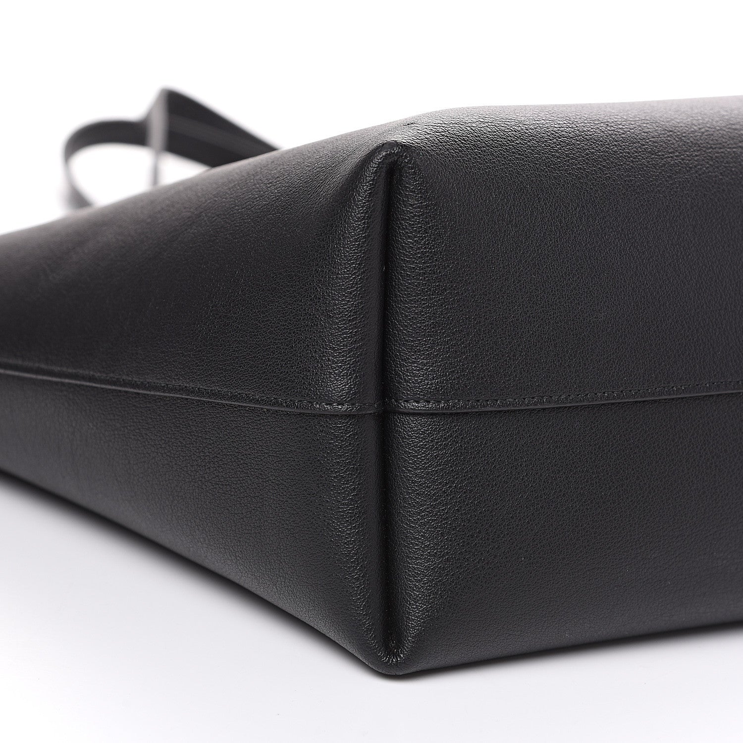 Saint Laurent Calfskin Large Shopping Tote Black 9 of 13