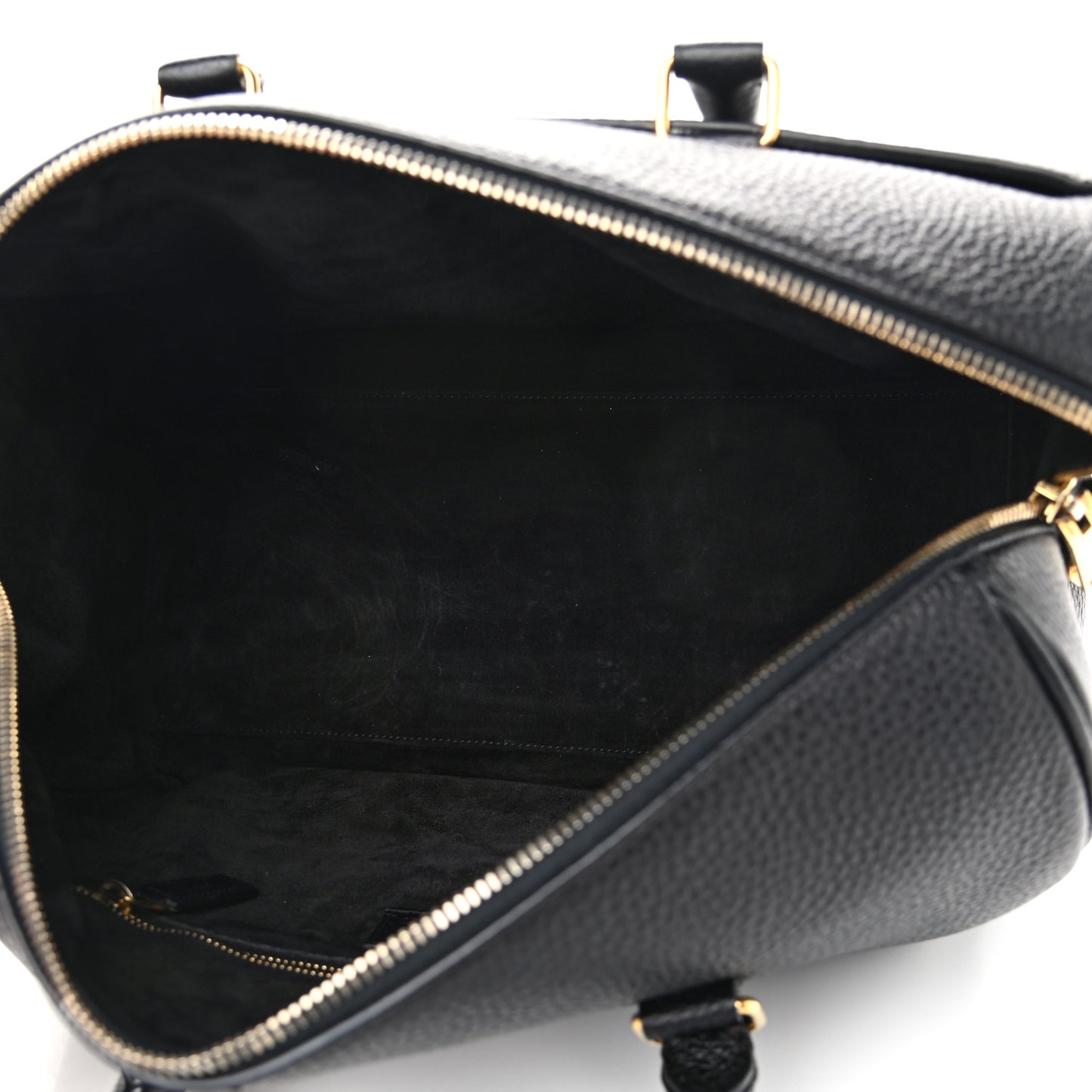 Grained Calfskin Classic Duffle 6 Black