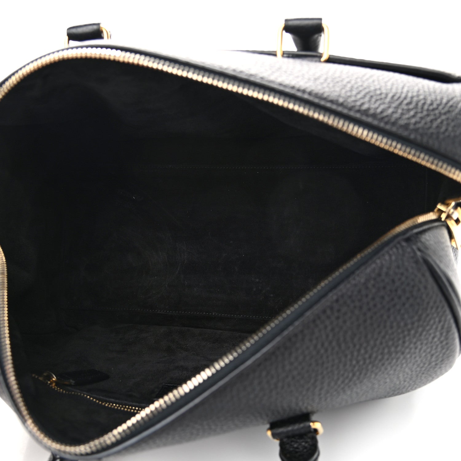Saint Laurent Grained Calfskin Classic Duffle 6 Black 5 of 11