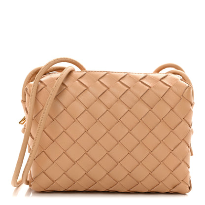 Bottega Veneta Nappa Intrecciato Mini Loop Camera Bag Almond 1 of 9