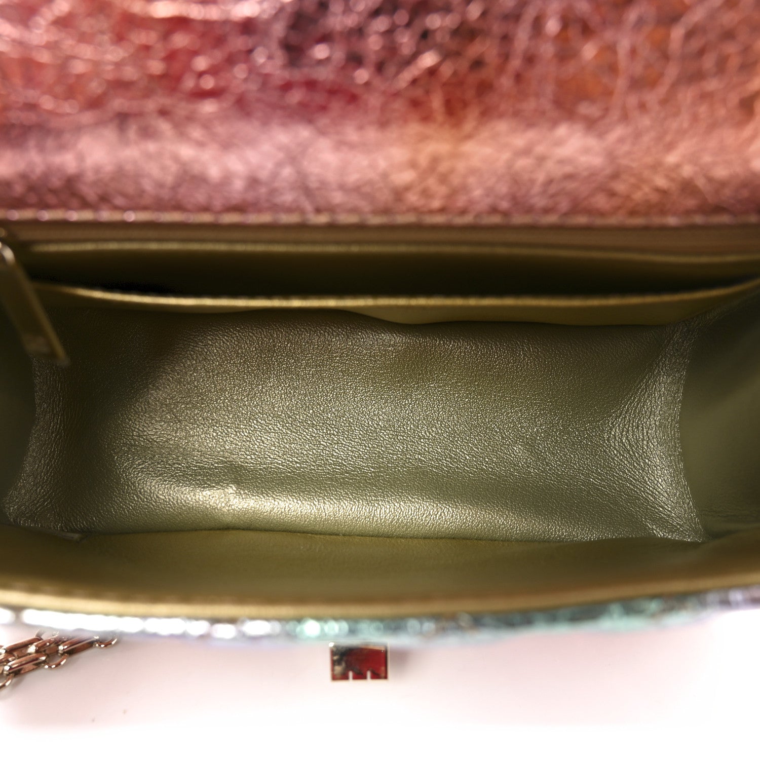 Chanel Metallic Goatskin Quilted Mini 2.55 Reissue Flap Multicolor 5 of 10
