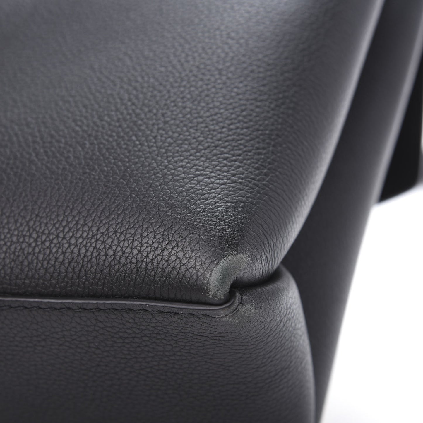 Soft Calfskin My Lockme Top Handle Vanille Black