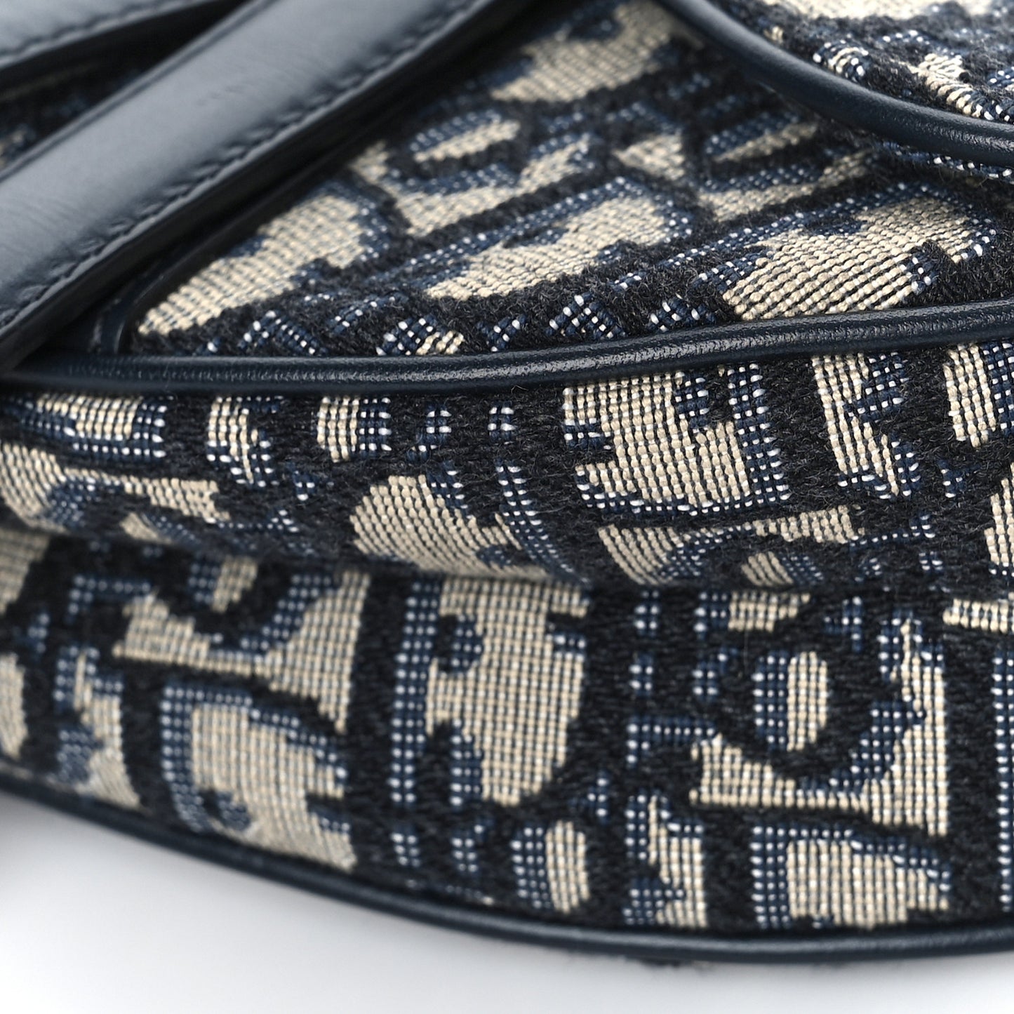 Oblique Mini Saddle Bag Blue