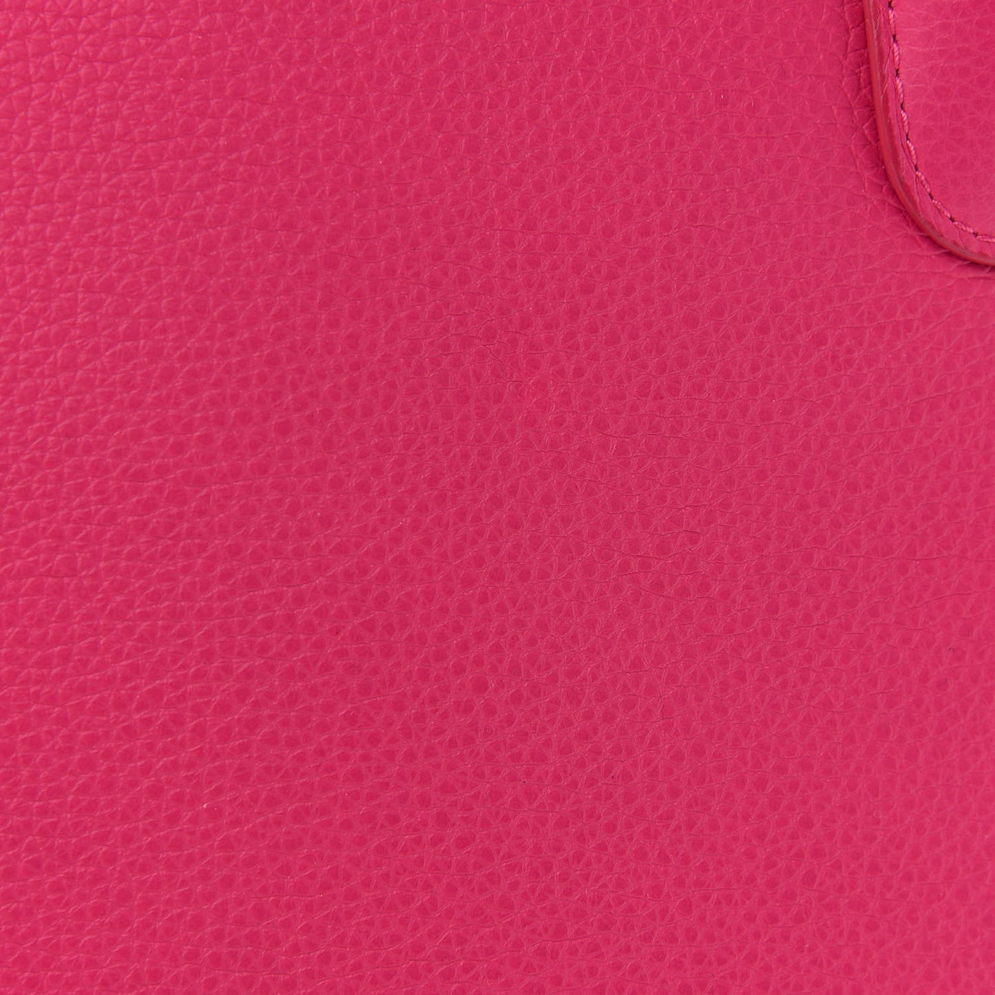 Grained Calfskin Bar Tote Coquelicot