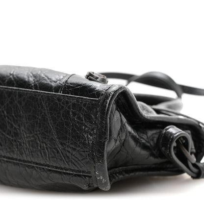Balenciaga Agneau Arena Classic Hardware Nano Le City Black 10 of 10