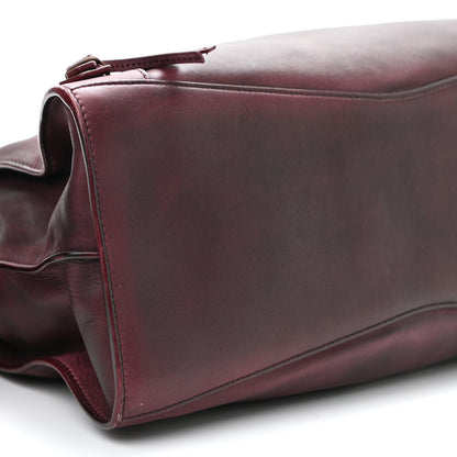 Balenciaga Used Calfskin Rust Hardware Neo Classic City Burgundy 8 of 21