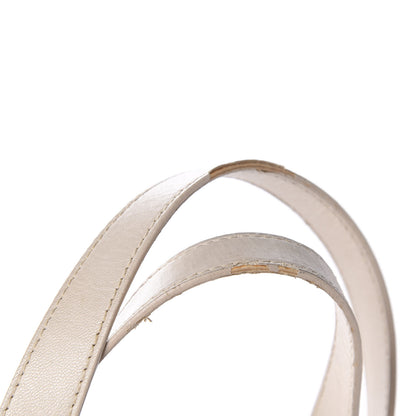 Christian Dior Lambskin Cannage Large Lady Dior Shopper Tote White 12 of 13