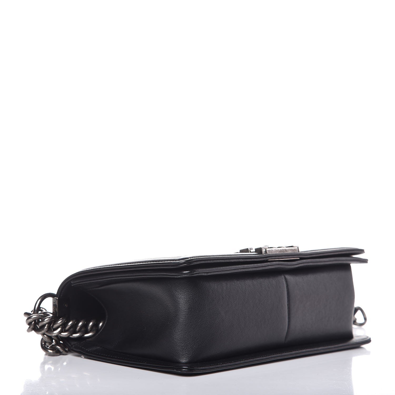 Chanel Calfskin Quilted Medium Boy Flap Black 4 of 8