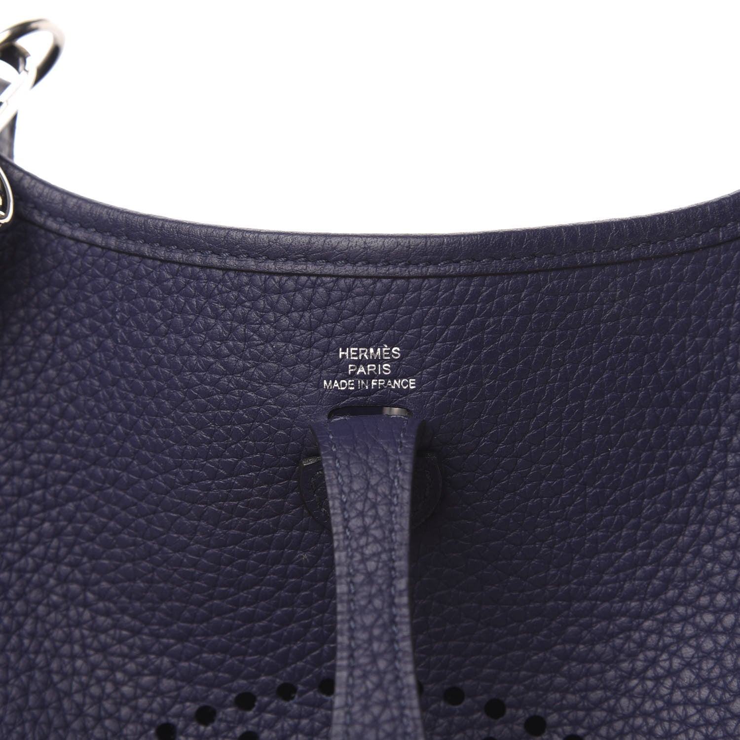 Hermes Taurillon Clemence Amazone Evelyne TPM Bleu Encre 6 of 12