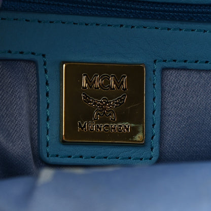 MCM Visetos Mini Stark Backpack Blue 7 of 21