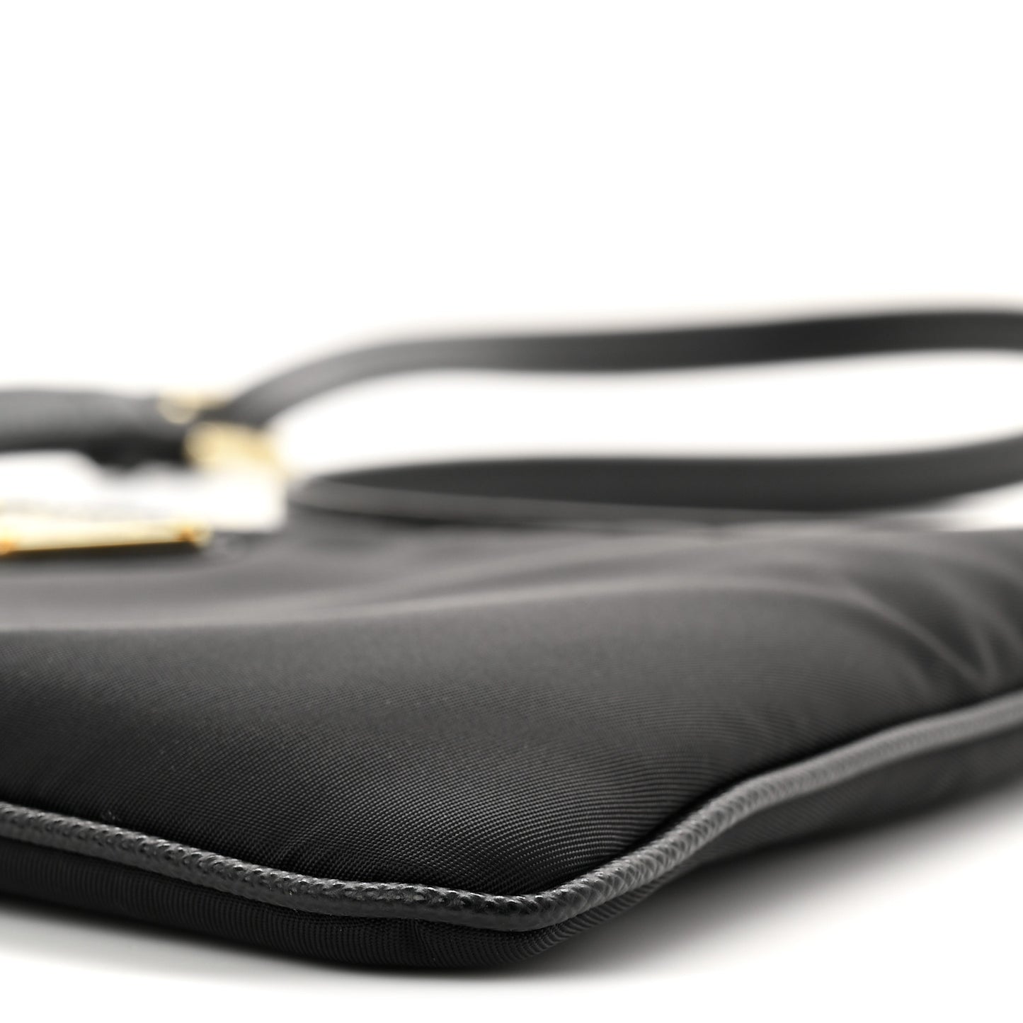 Re-Nylon Saffiano Pouch Black