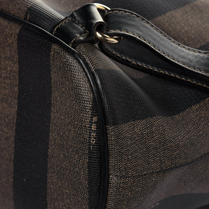 Fendi Coated Canvas Pequin Drawstring Backpack Tobacco 11 of 15