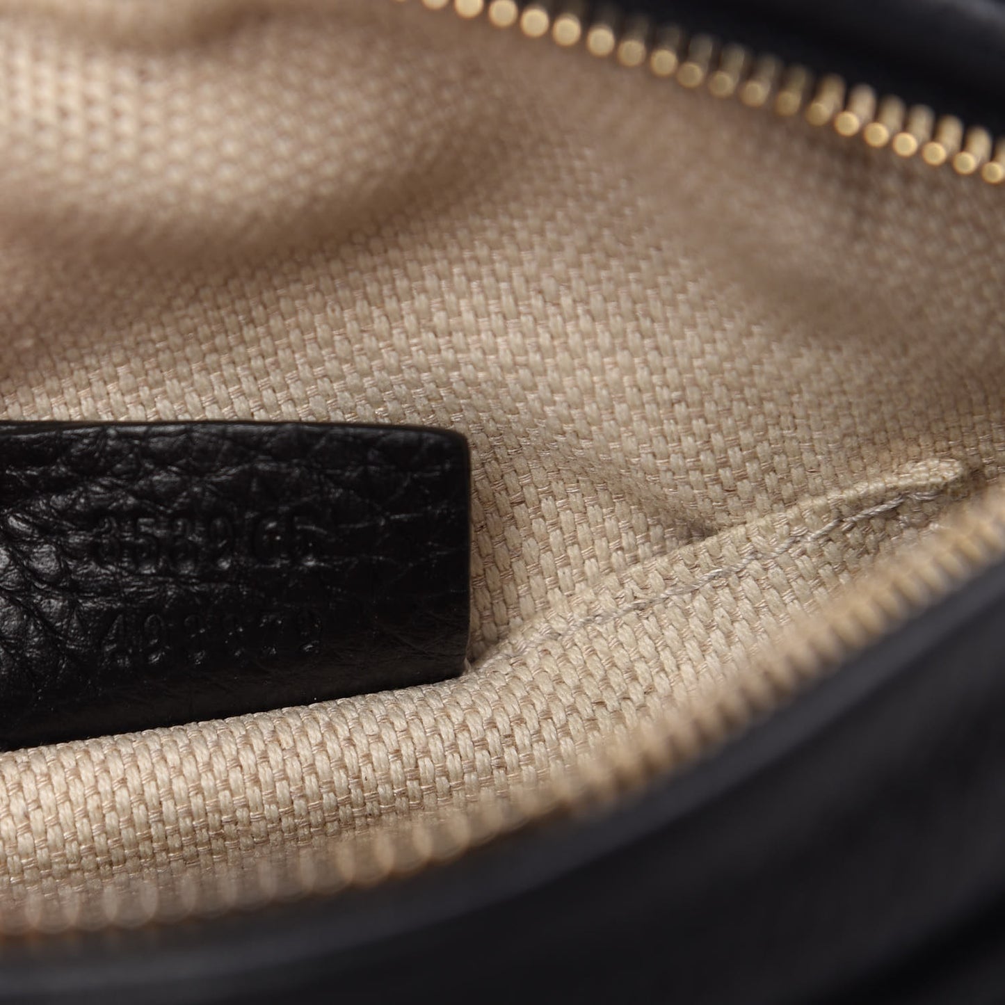 Pebbled Calfskin Mini Soho Chain Bag Black