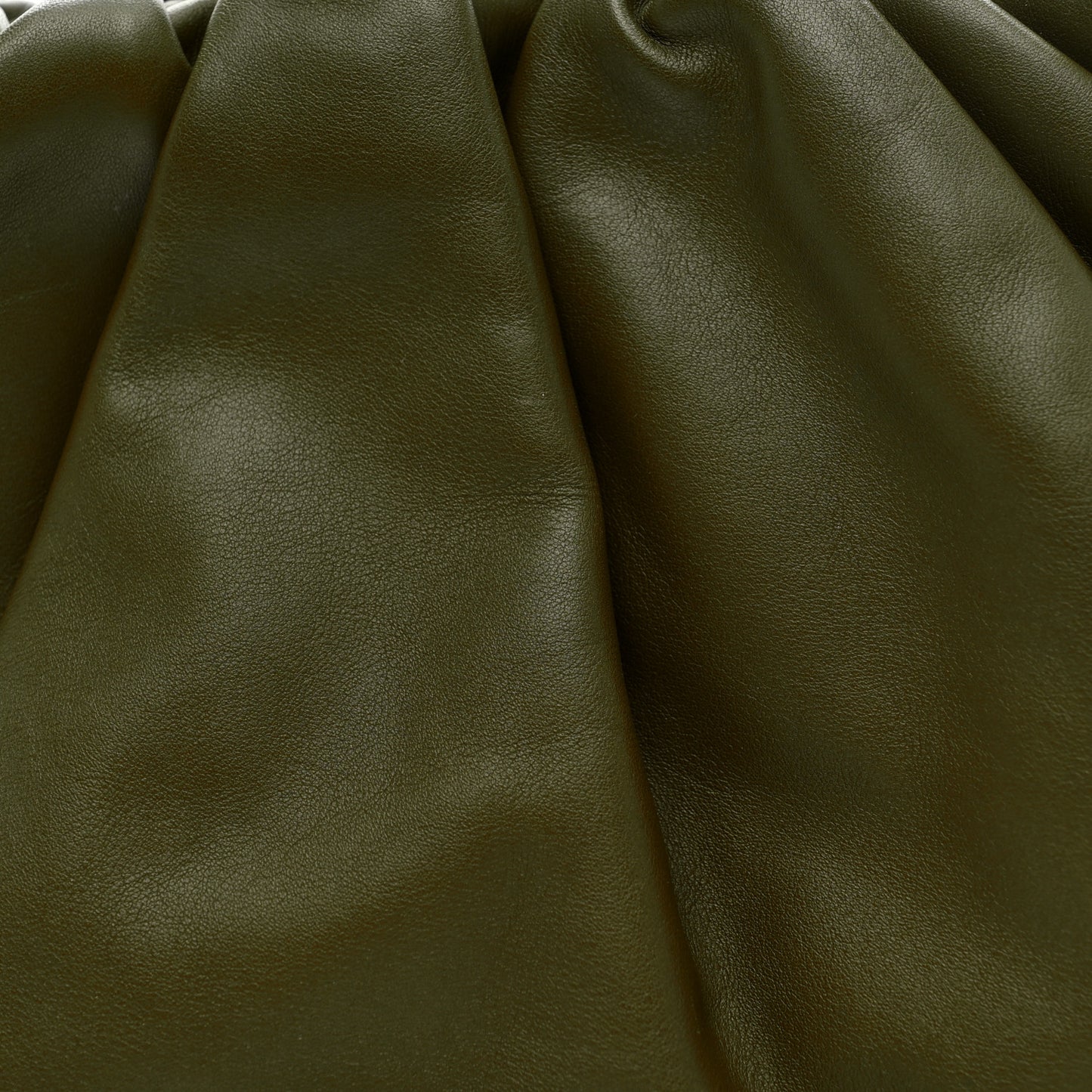 Smooth Butter Calf The Pouch Oversized Clutch Mustard