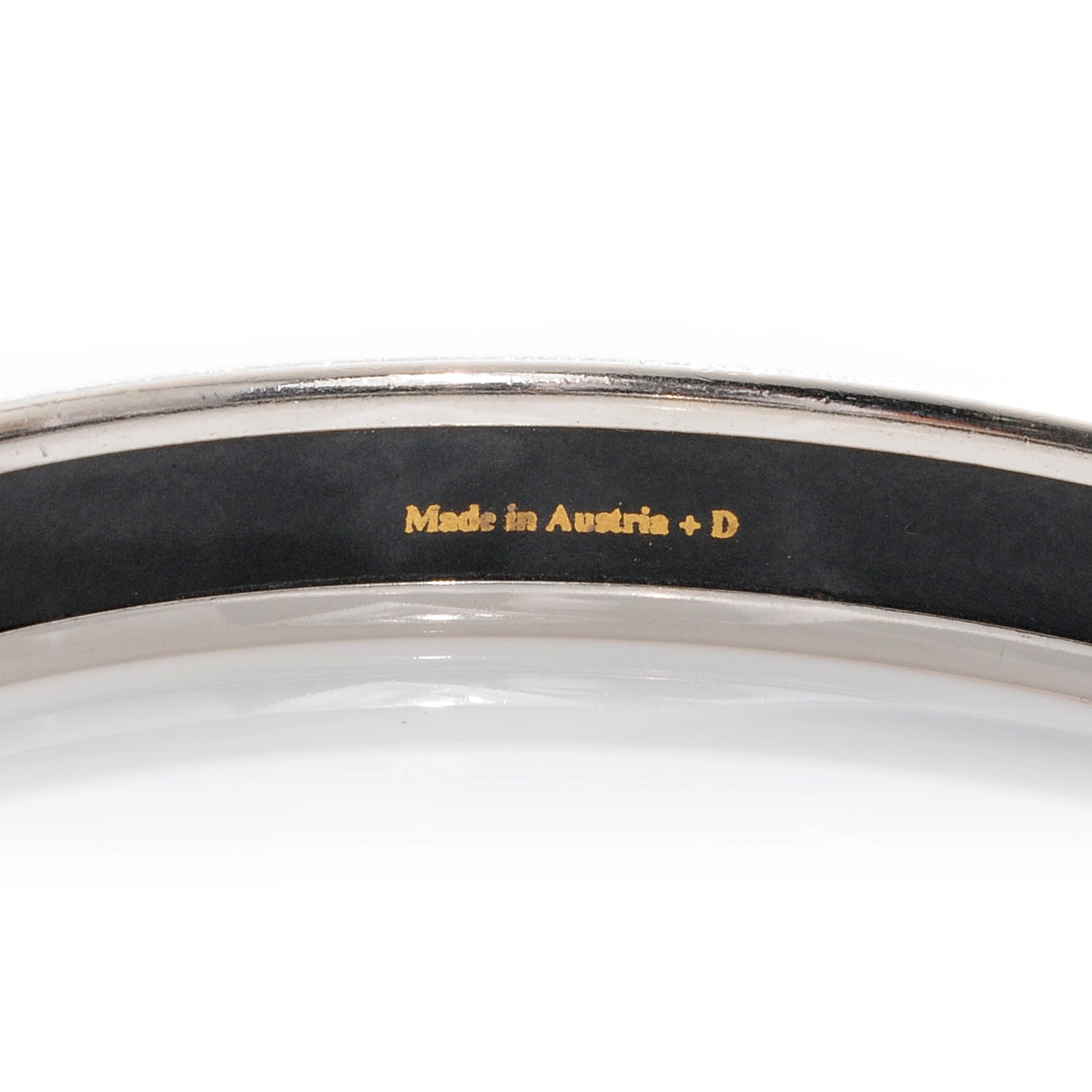 Enamel Narrow Caleche Bracelet PM 65 Red