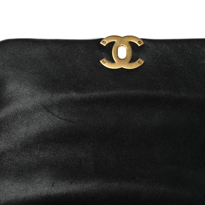 Chanel Goatskin Quilted Large Chanel 19 Flap Black 10 of 10