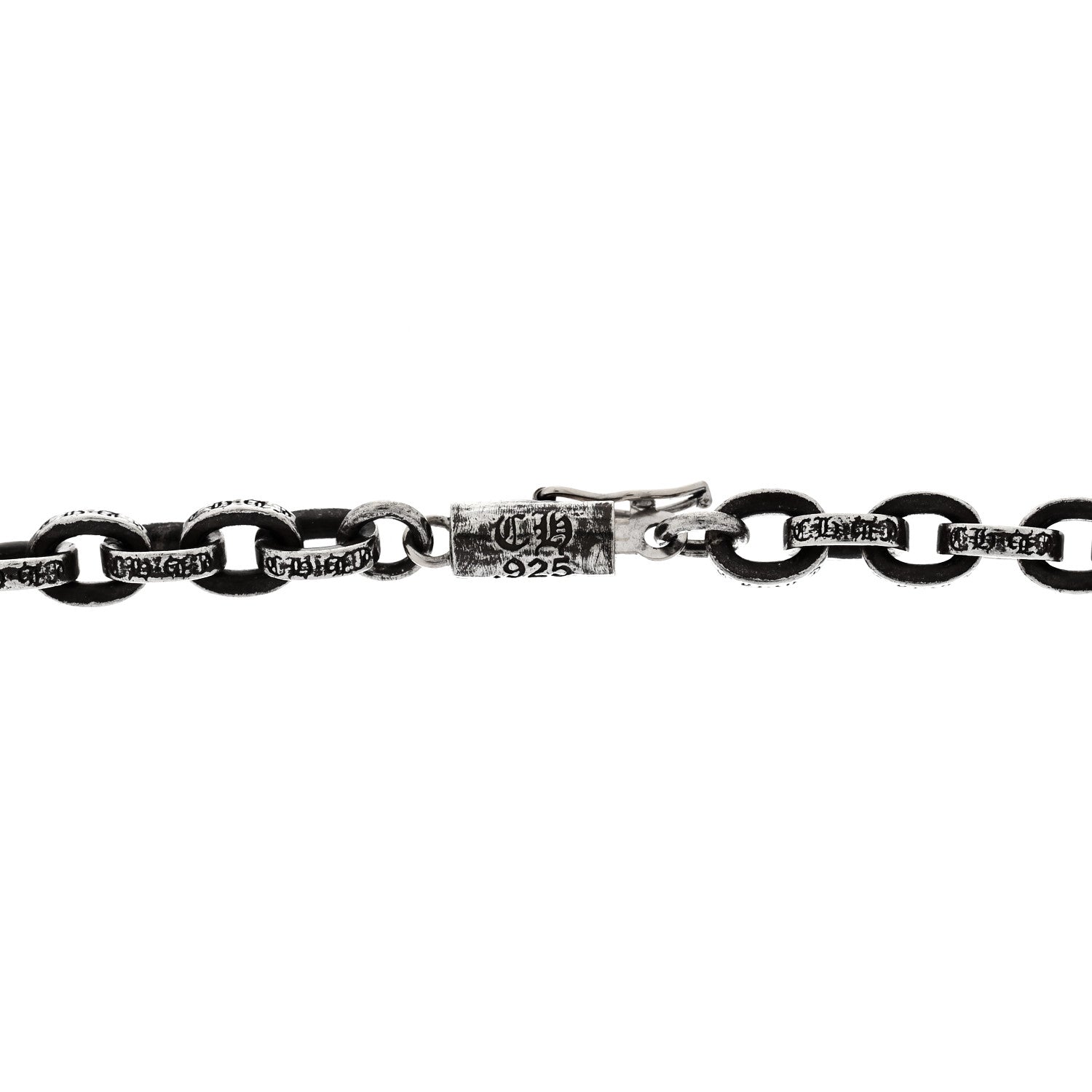 Chrome Hearts Sterling Silver Paper Chain Necklace 1892545