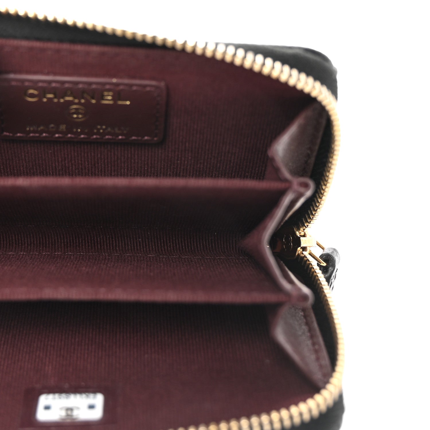 Chanel Caviar Quilted Zip Coin Purse Black 5 of 8