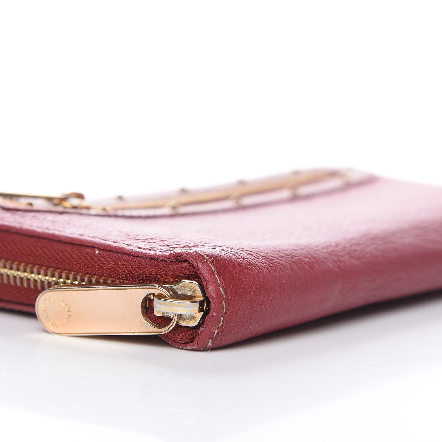 Louis Vuitton Suhali Zippy Wallet Geranium Red 8 of 11