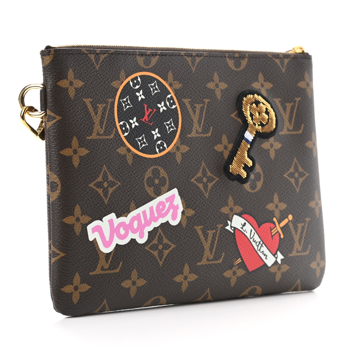 Monogram Travel Stickers City Pouch