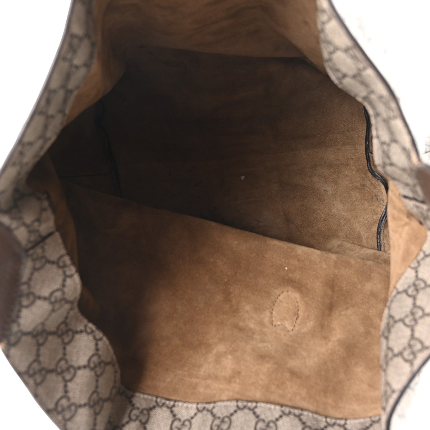 Tender GG Supreme Monogram Textured Dollar Calfskin Web Medium Jackie 1961 Crossbody Bag Beige Ebony New Acero