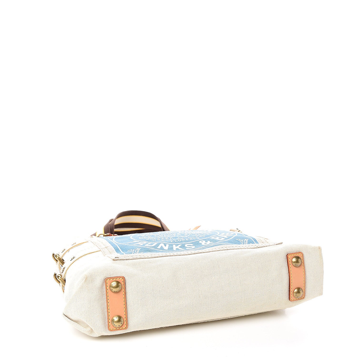 Louis Vuitton Toile Globe Shopper Cabas MM Blue 3 of 8