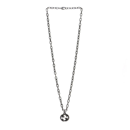 Gucci Sterling Silver Small Interlocking G Pendant Necklace 3 of 6