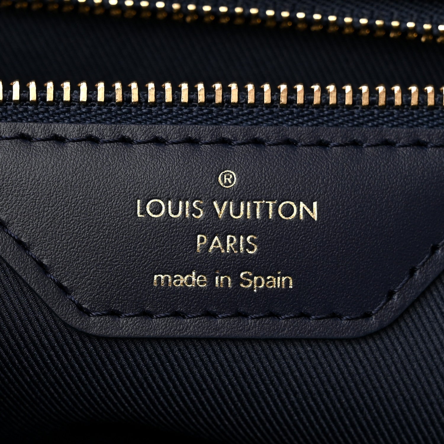 Louis Vuitton Monoglam Neverfull MM Blue 7 of 12