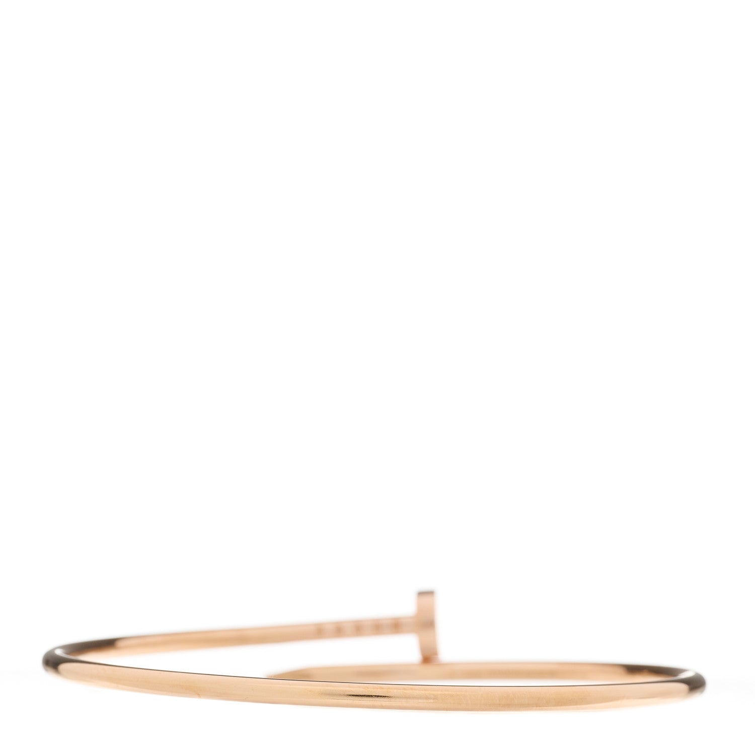 Cartier 18K Pink Gold Small Juste Un Clou Bracelet 18 2 of 4