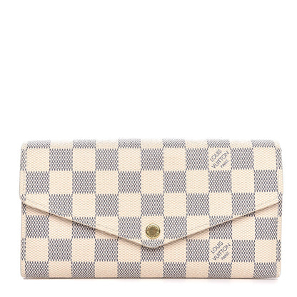 Louis Vuitton Damier Azur Sarah Wallet NM 1 of 7