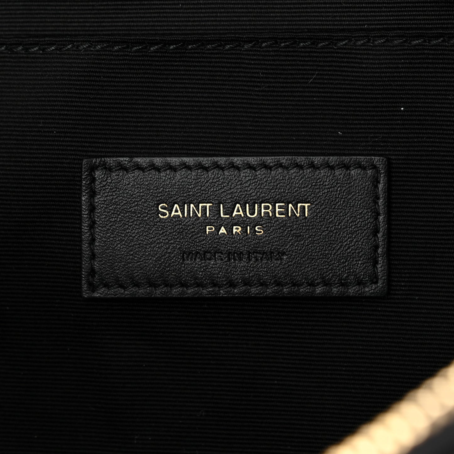 Grain De Poudre Monogram Belt Bag Black