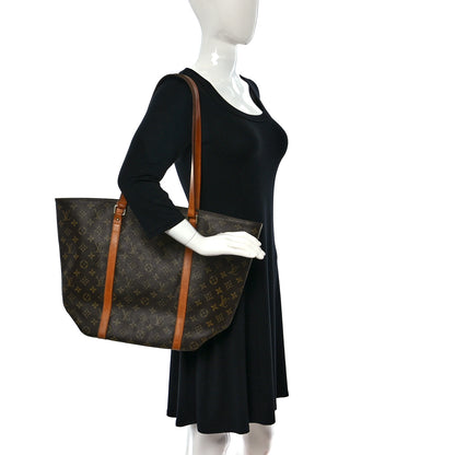 Louis Vuitton Monogram Sac Shopping Tote 2 of 9