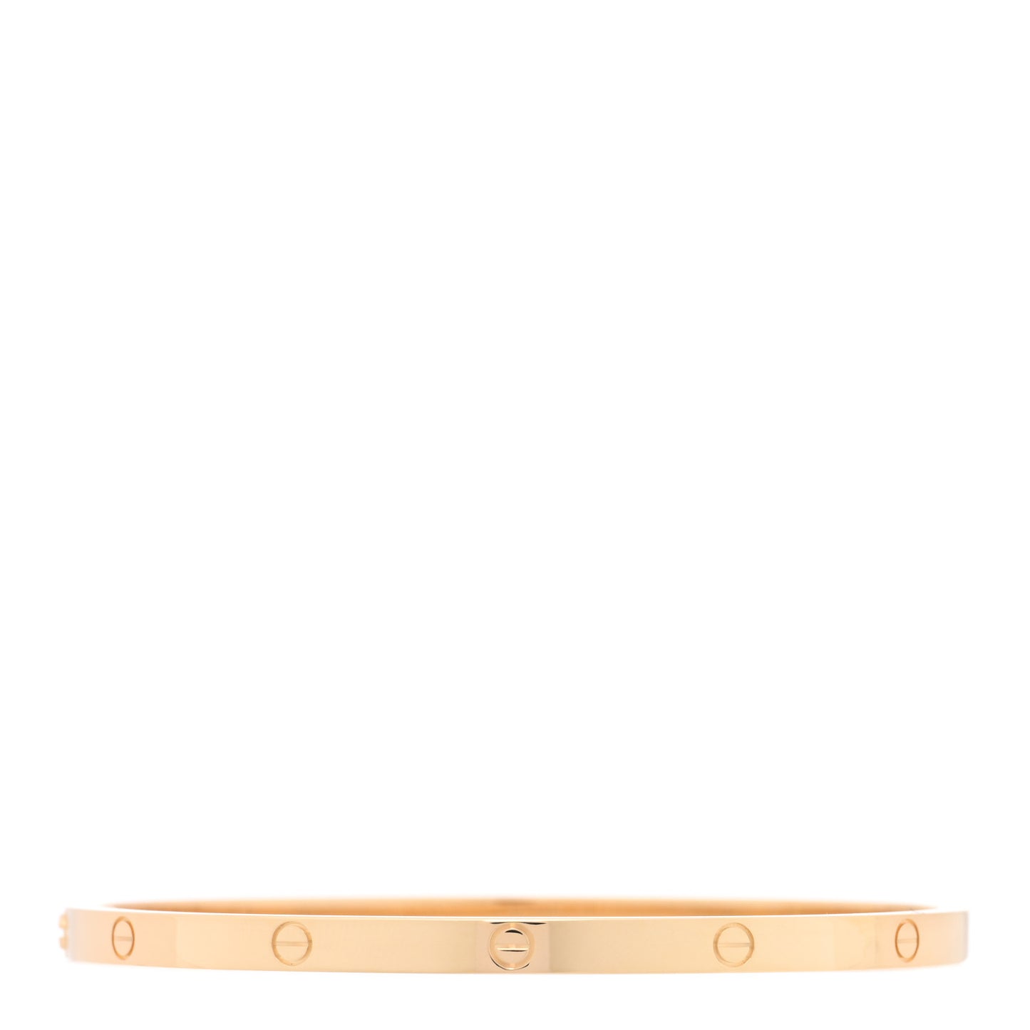 18K Yellow Gold Small LOVE Bracelet 17