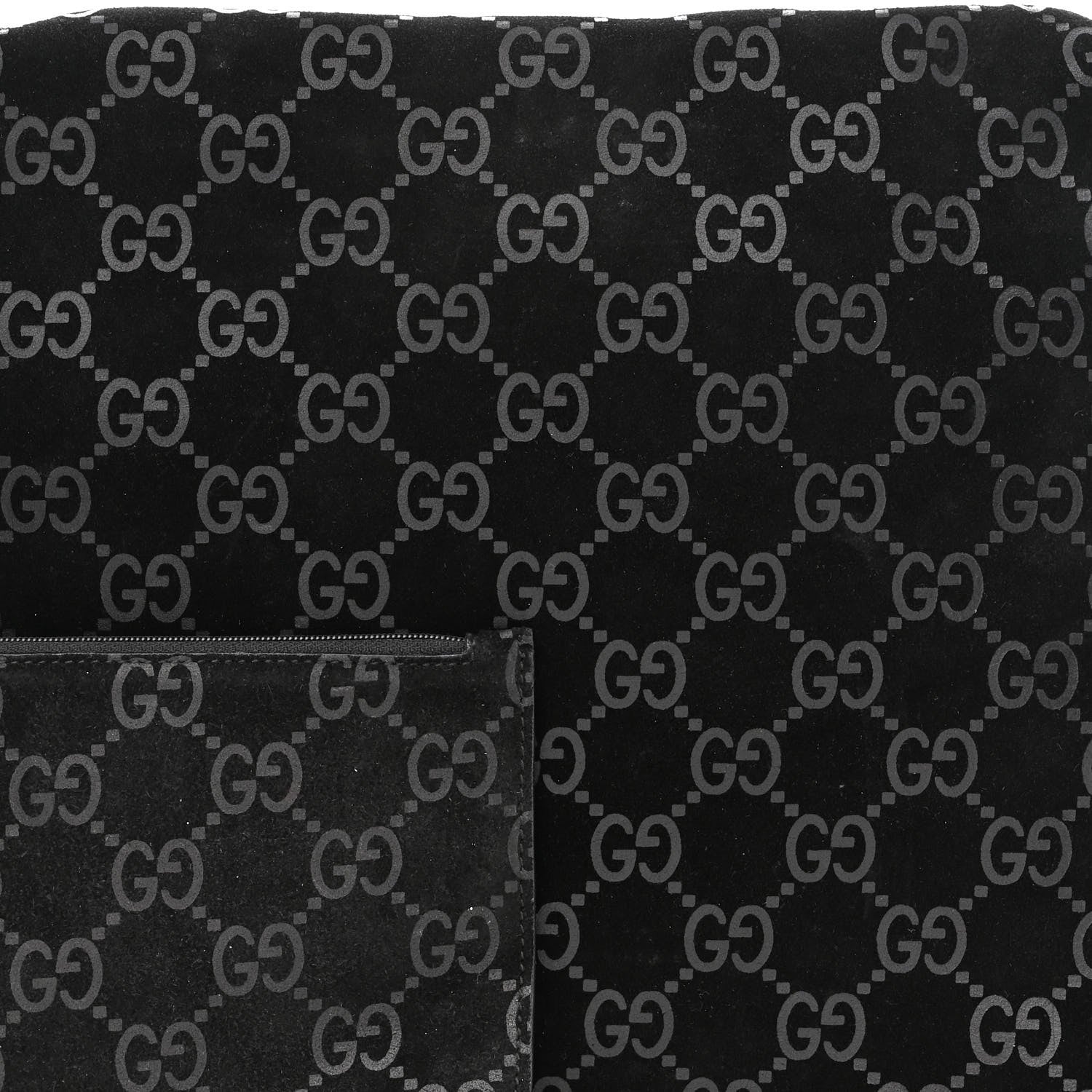 Gucci Suede Guccissima Hobo Black 10 of 15