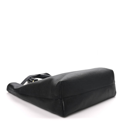 Prada Vitello Daino Shopping Tote Black 4 of 9