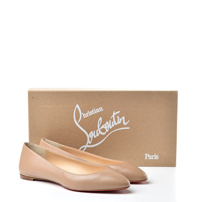 Christian Louboutin Nappa Eloise Flats 38.5 Nude 8 of 8