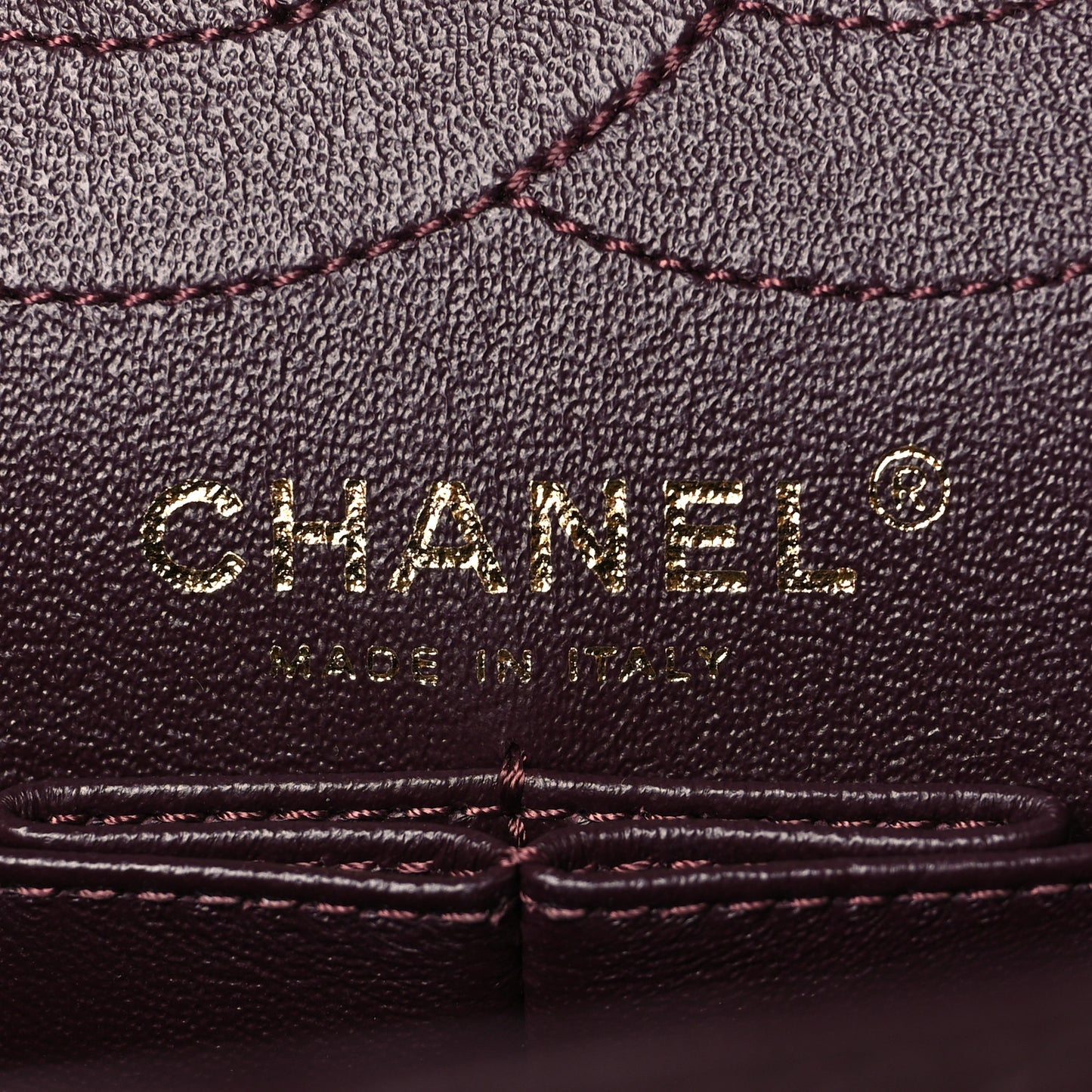 Aged Calfskin Chevron Quilted 2.55 Reissue 226 Flap Burgundy