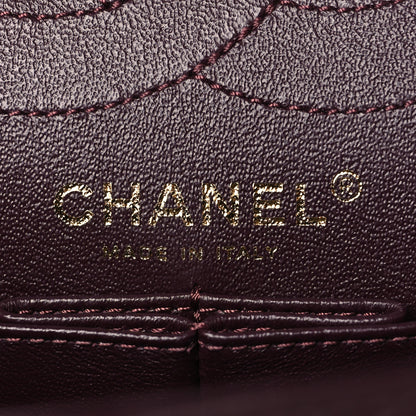 Chanel Aged Calfskin Chevron Quilted 2.55 Reissue 226 Flap Burgundy 5 of 10