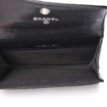 Chanel Caviar Quilted Incognito Flap Card Holder Black 4 of 9