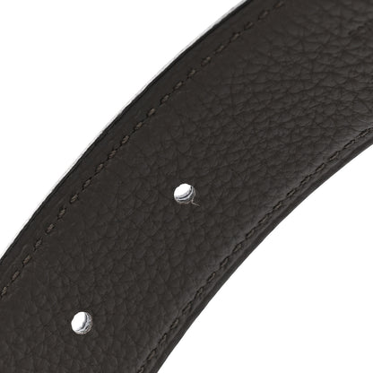 Hermes Box Togo 32mm H Belt 85 34 Black Etain 7 of 8