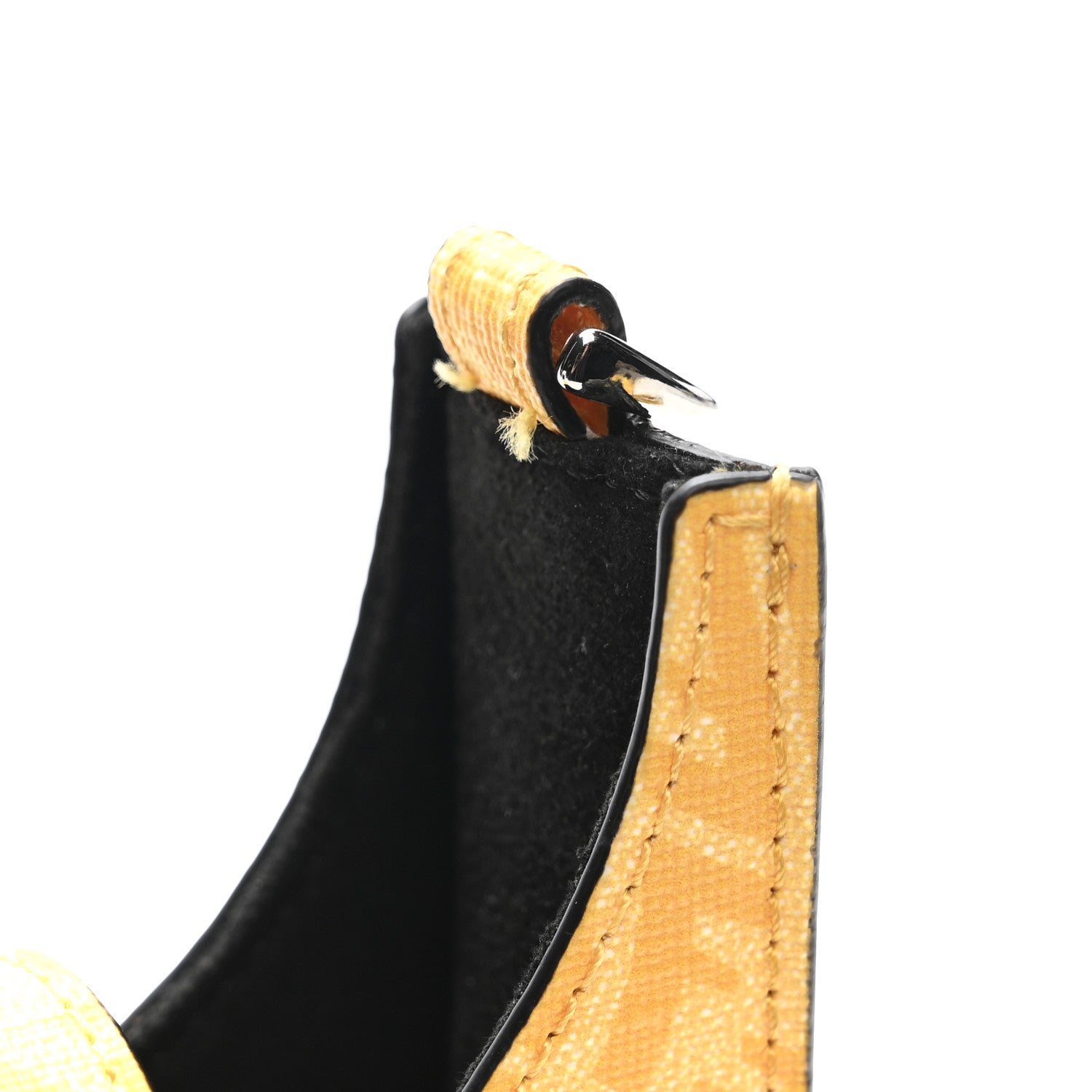 Fendi X SARAH COLEMAN Glazed Fabric Micro FF Vertigo Phone Holder Cyber Mimosa 11 of 14