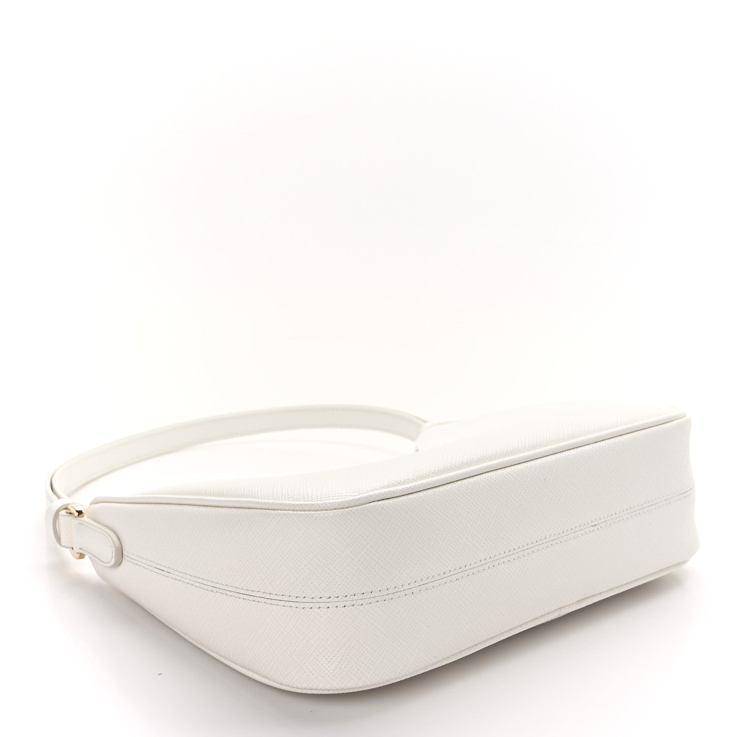 Prada Saffiano Lux Mini Re-Edition Shoulder Bag White 4 of 8